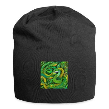 Snake - Jersey Beanie - black - Front