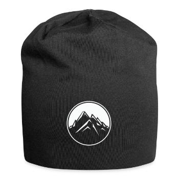 montagnes - Bonnet en jersey - noir - Devant