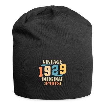 Monat 1929. 1929 Geburtstagsgeschenk. 95 Jahre alt Birt - Jersey-Beanie - Schwarz - Vorne