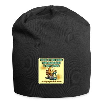 Potato poem for paintball fittness. - Jersey Beanie - black - Front