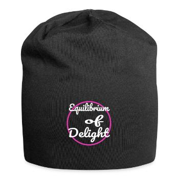 Équilibre de la vie Harmonie et équilibre Joie pure et impressionnante - Bonnet en jersey - noir - Devant
