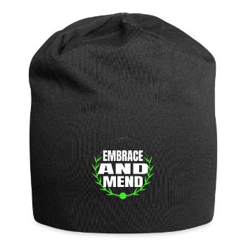 blagues auto-guérison cool guérison énergie blague - Bonnet en jersey - noir - Devant