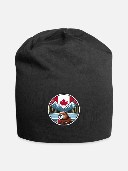 Canada Bieber 2 - Jersey Beanie - black