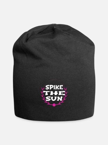 beach volleyball tournaments present idea - Jersey-Beanie - Schwarz