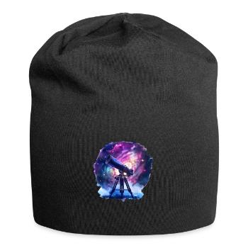 Découvrez les merveilles du cosmos - Bonnet en jersey - noir - Devant