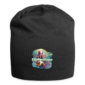 Musikalischer Tintenfisch - Jersey-Beanie - Schwarz - Vorne