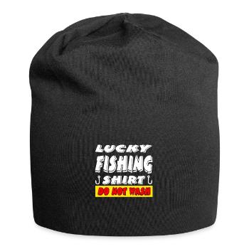 Angeln - Jersey-Beanie - Schwarz - Vorne