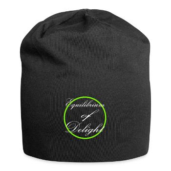 Vie équilibrée Trouver la joie Équilibre mental - Bonnet en jersey - noir - Devant