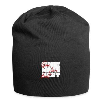 One More Beat - Jersey-Beanie - Schwarz - Vorne