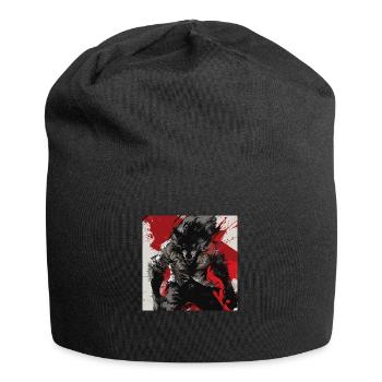 Loup-garou - Bonnet en jersey - noir - Devant