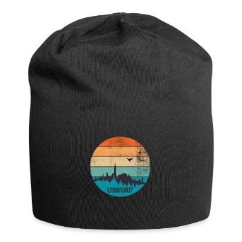 Landshut Sunset - Jersey-Beanie - Schwarz - Vorne