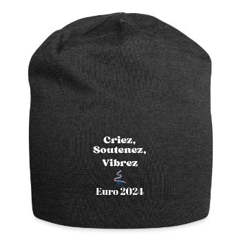 Criez soutenez vibrez - Bonnet en jersey - charbon - Devant