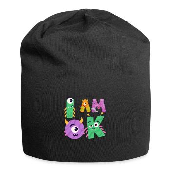 OK Monstre - Bonnet en jersey - noir - Devant