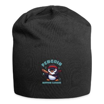Penguin Nation League - Penguin Baseball - Jersey Beanie - black - Front