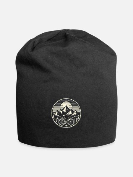 Fahrrad - Jersey-Beanie - Schwarz