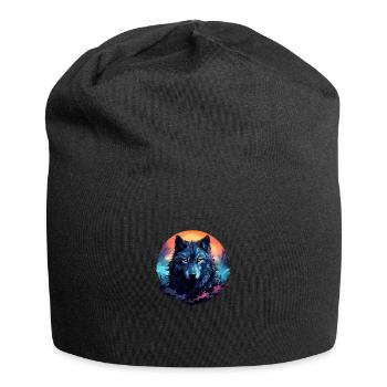 Dark Wolf - Jersey Beanie - black - Front