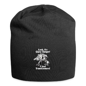 Titan White - Jersey Beanie - black - Front