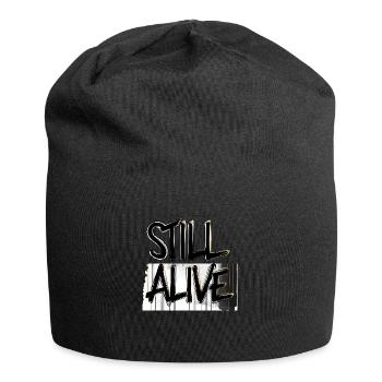 immer noch am leben - still alive - Jersey-Beanie - Schwarz - Vorne