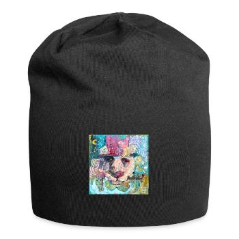 Amigo Löwe - Jersey-Beanie - Schwarz - Vorne