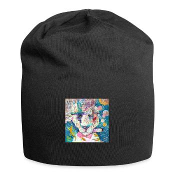 Cosmos Lion - Bonnet en jersey - noir - Devant