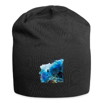 Vol à voile en apesanteur pendant la plongée - Bonnet en jersey - noir - Devant