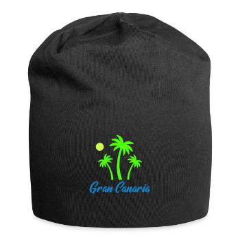 Gran Canaria - Jersey Beanie - black - Front