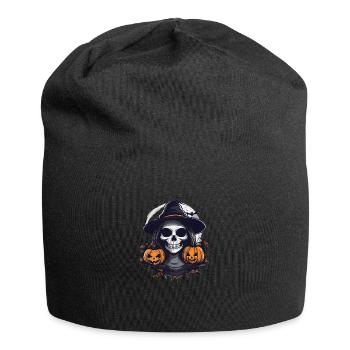 Des bonbons ou des bâtons? Cette chemise a les deux ! - Bonnet en jersey - noir - Devant