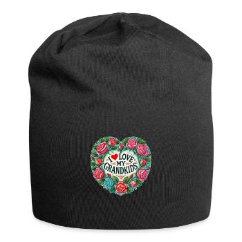 I love my Grandkids - Jersey Beanie - black - Front