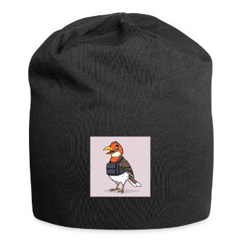 Birdie baddass - Bonnet en jersey - noir - Devant
