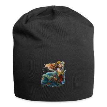 Une plongée dans la barrière de corail est une expérience - Bonnet en jersey - noir - Devant