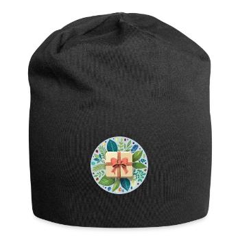 Christmas present - Jersey Beanie - black - Front