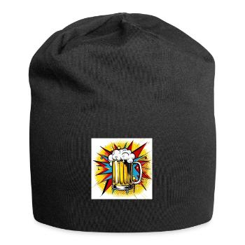 Designer Power Beer - Jersey Beanie - black - Front