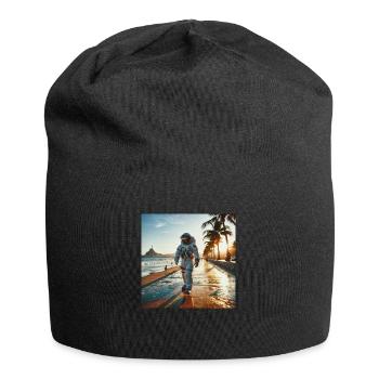 Astronaut - Jersey Beanie - black - Front