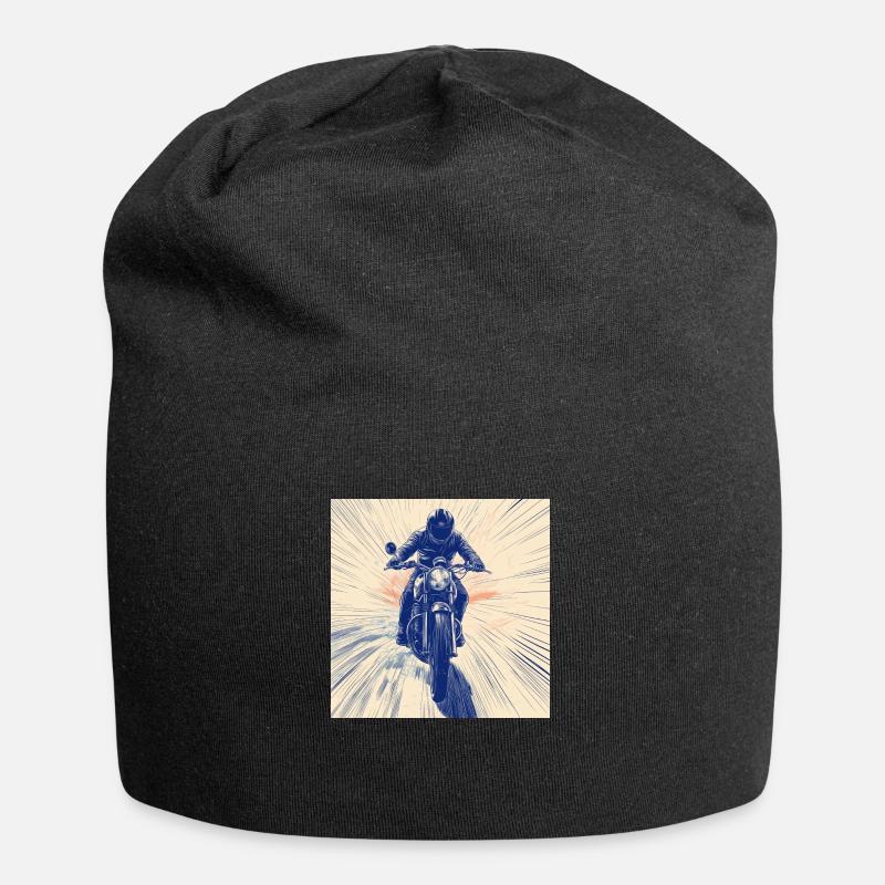 Motorcycle - Jersey Beanie - black