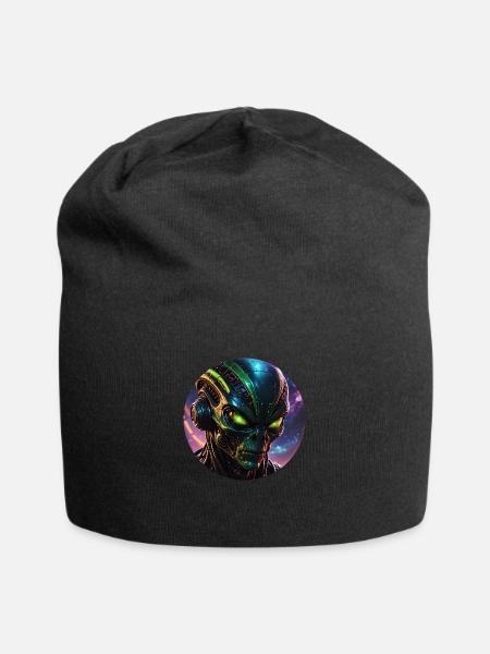 Alien 1 - Jersey-Beanie - Schwarz