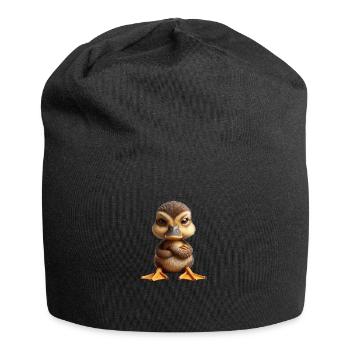 poussin grim 1 - Bonnet en jersey - noir - Devant