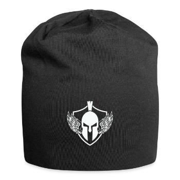 sparta helm wappen - Jersey-Beanie - Schwarz - Vorne