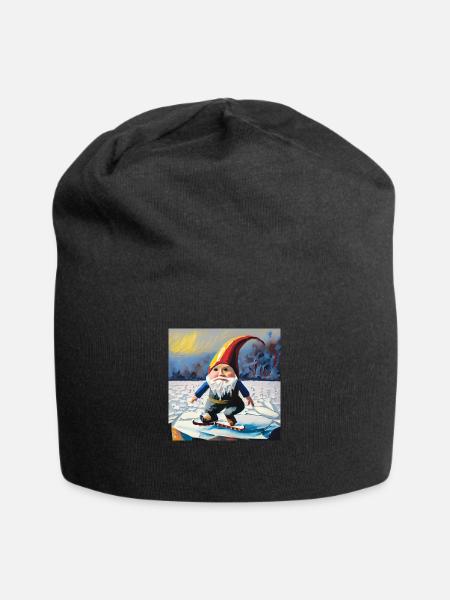 Winter Winter - Jersey Beanie - black