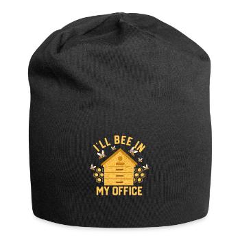 I'll Bee In My Office Beekeeper ApiaristBeekeeping - Jersey Beanie - black - Front