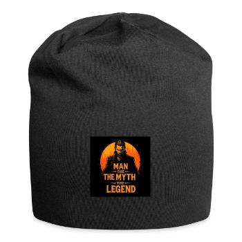 The man, the myth, the legend - Jersey Beanie - black - Front