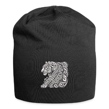 tiger tribal - Jersey-Beanie - Schwarz - Vorne