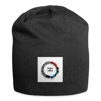 Evolve or Repeat - Jersey-Beanie - Schwarz - Vorne