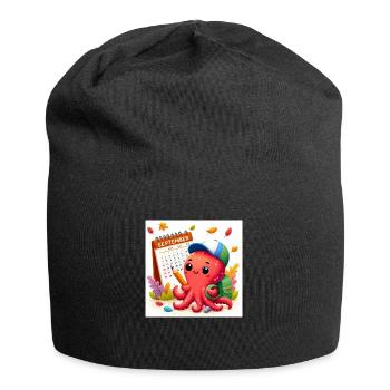 SEPT - Bonnet en jersey - noir - Devant