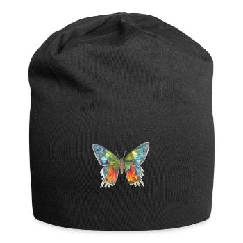 Butterfly - Jersey Beanie - black - Front