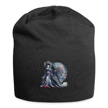 Cultural Treasures of Geisha - Jersey Beanie - black - Front