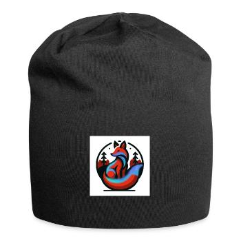Wandelfuchs - Jersey-Beanie - Schwarz - Vorne