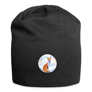Winterfuchs. - Jersey-Beanie - Schwarz - Vorne
