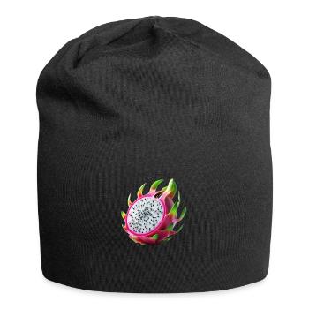 Drachenfrucht – Exotische Schönheit - Jersey-Beanie - Schwarz - Vorne