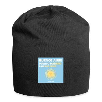 Buenos Aires, Argentina - Jersey Beanie - black - Front