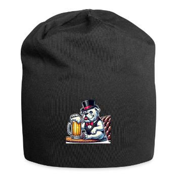 Mr. President – Best Beer Ever! - Jersey-Beanie - Schwarz - Vorne